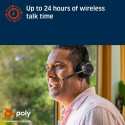 Poly Voyager 4320 MS Teams Wireless Headset, Bluetooth, USB-A, +BT700 dongle, Black