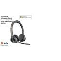 Poly Voyager 4320 MS Teams Wireless Headset, Bluetooth, USB-A, +BT700 dongle, Black