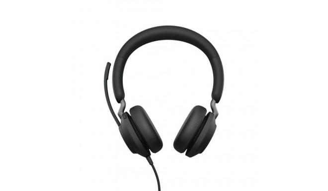 Jabra Evolve2 40 SE UC Stereo Wired Headset, USB-A, Black