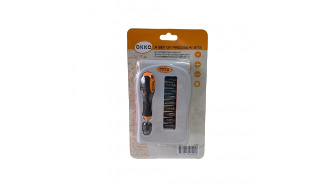 SCREWDRIVER AND HEAD SET 9 PCS