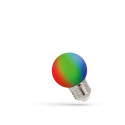 LED KULKA E-27 230V 1W RGB SPECTRUM