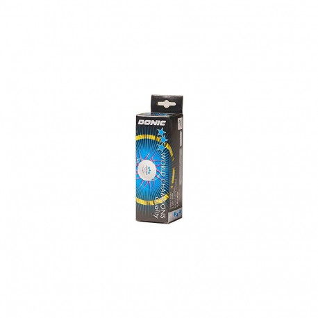 TABLE TENNIS BALL DONIC P40+ 3STAR 3PCS