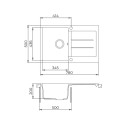 SINK TESA BLACK