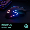 DECUS NX RGB Gaming Mouse, rubber-black