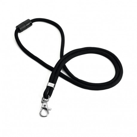 Tekstiilne pael DURABLE koos karabiiniga, must, 10 tk