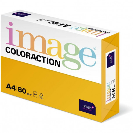 Värvipaber IMAGE COLORACTION, A4, 80 gsm, 500 lehte, HAWAII / GOLD