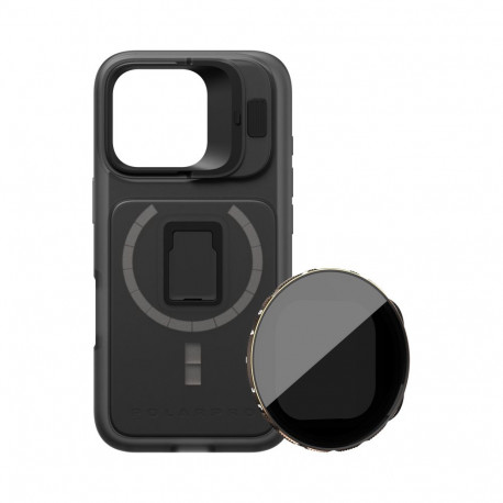 PolarPro Kit - LiteChaser iPhone 16 Pro Max ProCase Black +VND 3-5 Filter