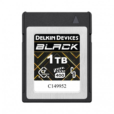 Delkin mälukaart CFexpress 4.0 BLACK Type B R3630/W3130 (VPG400) 1TB
