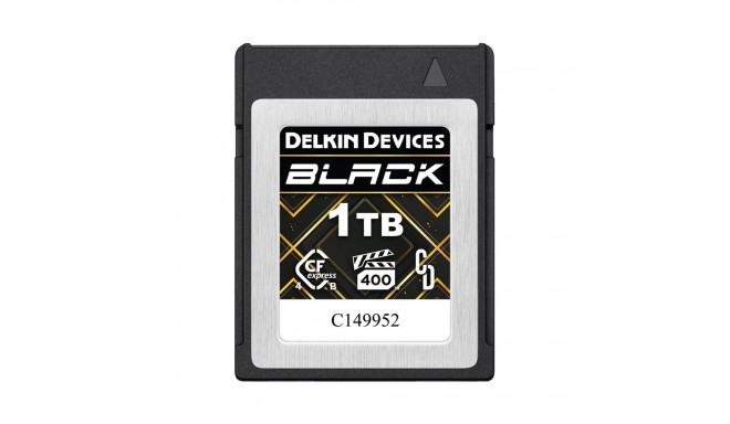 Delkin CFexpress 4.0 BLACK | Type B | R3630/W3130 (VPG400) 1TB