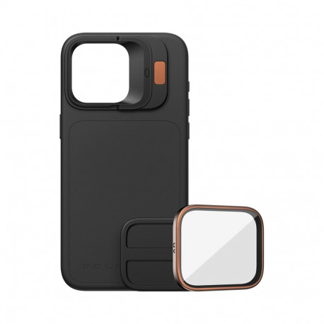 PolarPro Kit - LiteChaser iPhone 15 Pro Case Black + UV Filter