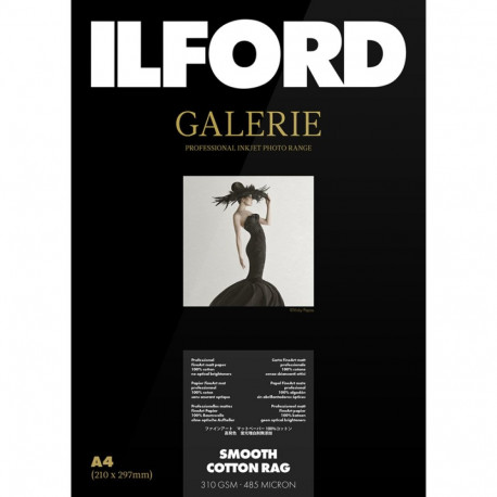 ILFORD Galerie Smooth Cotton Rag 310g 10x15cm 50 sheets