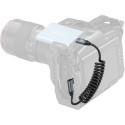 SmallRig 4792 USB-C Straight to USB-C Angled Coiled Data Cable