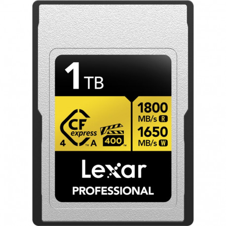 Lexar CFexpress mälukaart 4.0 Pro Gold VPG400 R1800/W1650 (Type A) 1TB