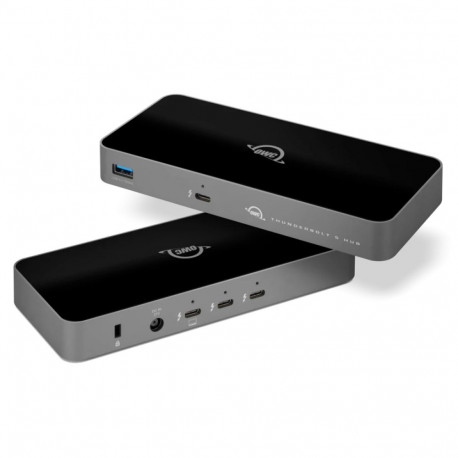 OWC Thunderbolt Hub with 5 Ports, Thunderbolt 5 (USB-C) ports to a Mac, PC or iPad Pro