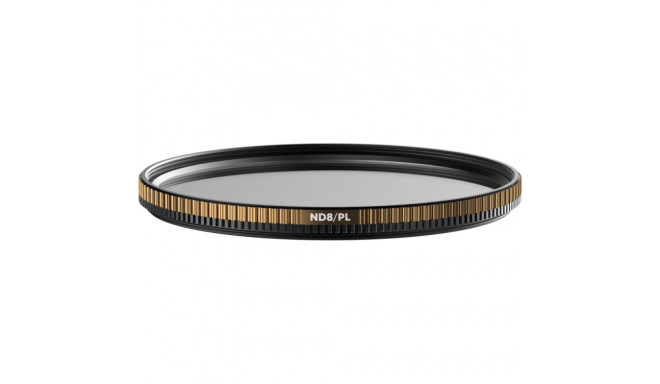 PolarPro polarisatsioonifilter QuartzLine ND8 (3 Stop) 77mm