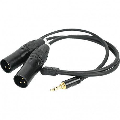 Hollyland 3.5mm to Dual XLR Audio Cable