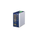 PLANET IGS-4215-8UP2T2S network switch Managed L2/L4 Gigabit Ethernet (10/100/1000) Power over Ether