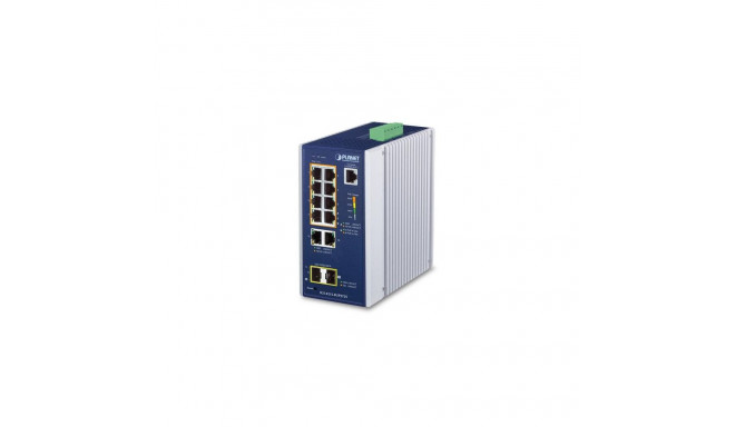 PLANET IGS-4215-8UP2T2S network switch Managed L2/L4 Gigabit Ethernet (10/100/1000) Power over Ether