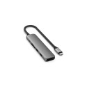 Satechi ST-P6SM interface hub USB Type-C 10000 Mbit/s Grey