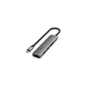 Satechi ST-P6SM interface hub USB Type-C 10000 Mbit/s Grey