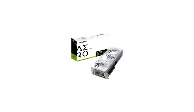 GIGABYTE GeForce RTX 5070 Ti AERO OC 16G Graphics Card - 16GB GDDR7, 256bit, PCI-E 5.0, 2588 MHz Cor