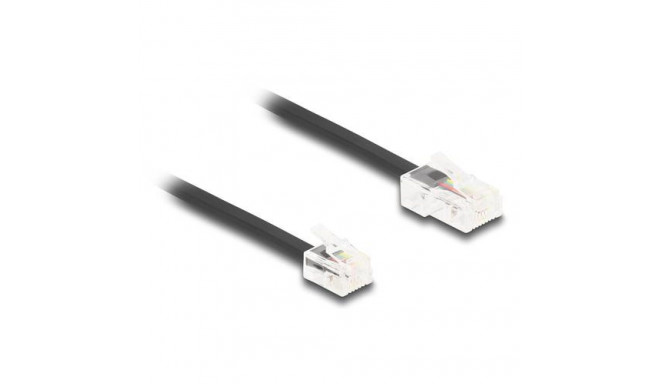 DeLOCK Telephone Cable RJ45 plug to RJ11 plug black 3 m