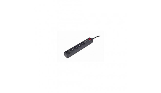 Gembird SPG5-C-10 surge protector Black 5 AC outlet(s) 250 V 3 m