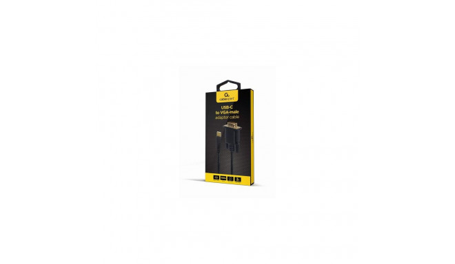 Gembird A-CM-VGAM-01 USB graphics adapter 1920 x 1080 pixels Black