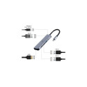 Gembird A-CM-COMBO5-03 laptop dock/port replicator Wired USB 3.2 Gen 1 (3.1 Gen 1) Type-C Silver