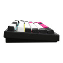 LORGAR KBP7075W, Wireless 75% Mechanical Gaming Keyboard Pro, Black/red, EN layout