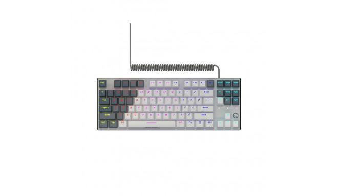 LORGAR Azar 514TKL, Wired RGB mechanical gaming keyboard, white, EN layout