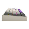 LORGAR KBP70MW, Wireless 65% Mechanical Gaming Keyboard Pro, Beige, EN layout