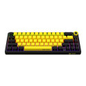 LORGAR KBP70MW, Wireless 65% Mechanical Gaming Keyboard Pro, Black/yellow, EN layout