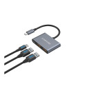 CANYON hub DS-3 3in1 USB-C Dark Grey