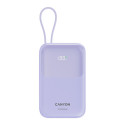 CANYON power bank OnPower 101 built-in cable 10000 mAh PD22.5W Purple