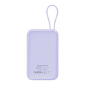 CANYON power bank OnPower 101 built-in cable 10000 mAh PD22.5W Purple