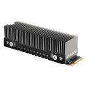 AXAGON CLR-M2XT passive - M.2 SSD, 80mm SSD, ALU body, silicone thermal pads, height 20mm