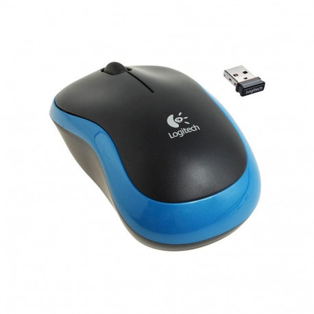 LOGITECH M185 Wireless Mouse - BLUE - EWR2