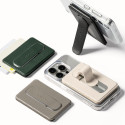 MagSafe kaarditasku tugijalaga / sõrmehoidjaga Wallet Slide Grip, must, magnetkinnitusega, Ringke