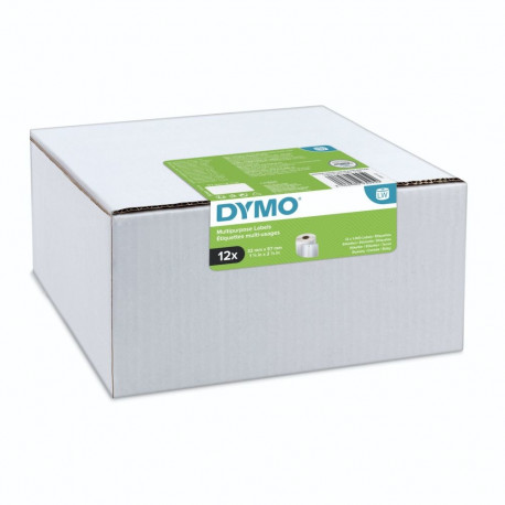 Dymo LabelWriter universaalsilt 57 x 32 mm, 12 x 1000 silti, valge