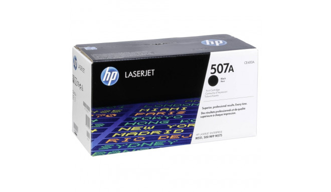 HP 507A laservärvikassett must