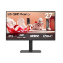 LCD Monitor|LG|27BA65QB-B|27"|Panel IPS|2560x1440|16:9|100Hz|Matte|5 ms|Speakers|Swivel|Pivot|Height