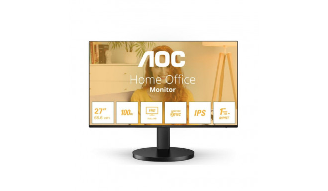 LCD Monitor|AOC|27B3HA2|27"|Business|Panel IPS|1920x1080|16:9|100 Hz|Matte|4 ms|Speakers|Tilt|27B3HA