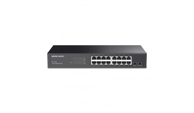 Switch|MERCUSYS|MS116GS|16x10Base-T / 100Base-TX / 1000Base-T|MS116GS