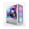 Case|NZXT|H5 FLOW RGB 2024|MidiTower|Case product features Transparent panel|Not included|ATX|EATX|M