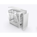 Case|NZXT|H5 Flow|MidiTower|Case product features Transparent panel|Not included|ATX|EATX|MicroATX|M