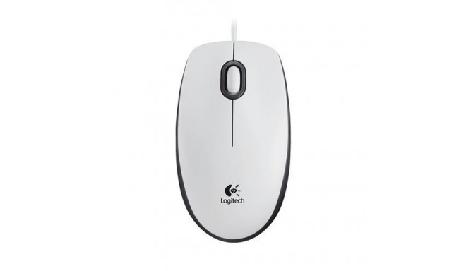 MOUSE USB OPTICAL M100/WHITE 910-006764 LOGITECH