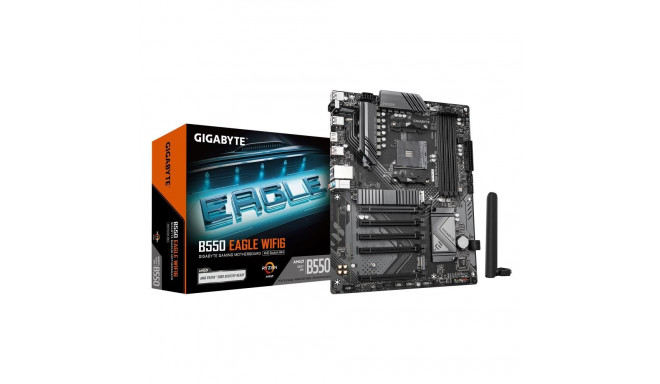 Mainboard|GIGABYTE|AMD B550|SAM4|ATX|Memory DDR4|Memory slots 4|4xPCI-Express 1x|1xPCI-Express 16x|2