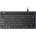 KEYBOARD COMPACT BREAK ENG/BLACK RGOCOUSWDBL R-GO TOOLS