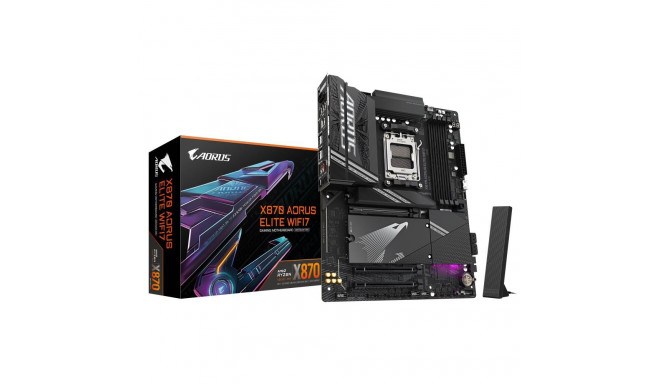 Mainboard|GIGABYTE|AMD X870|SAM5|ATX|Memory DDR5|Memory slots 4|X870AELITEWIFI71.1